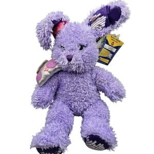 Build a Bear Plush Jammin Bunny Rabbit Purple Music